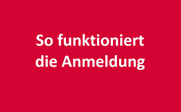 Trainingsphase RV Fit im GTZ - So funktioniert die Anmeldung!