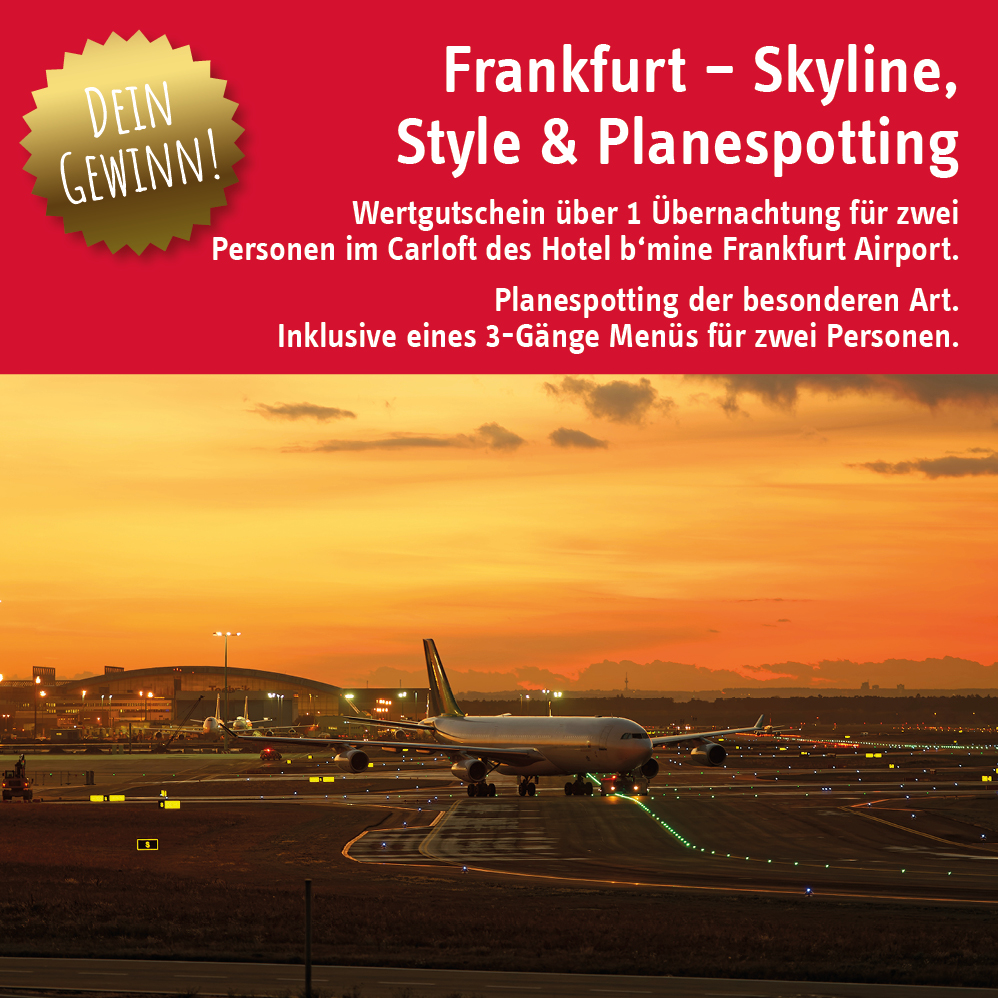 30 Jahre ZAR - 30 Gewinne: Im März verlosen wir einen attraktiven Gewinn für Frankfurt