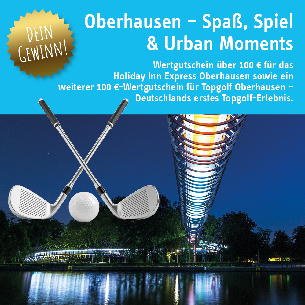 30 Jahre ZAR - 30 Gewinne: Im November verlosen wir einen attraktiven Gewinn für Oberhausen
