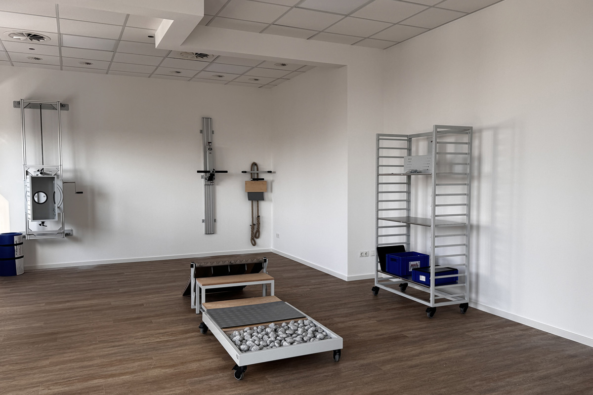 Gangschule im ZAR Fulda.