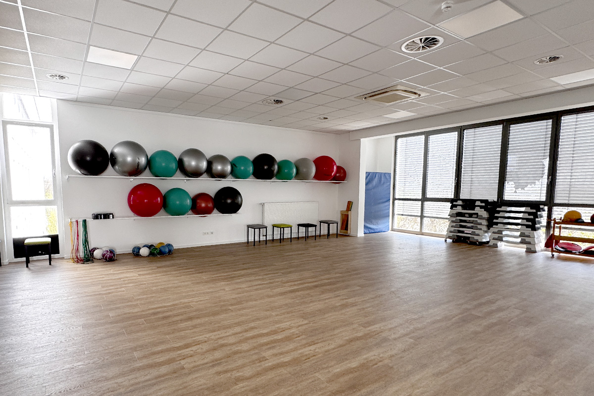 Sporthalle im ZAR Fulda.