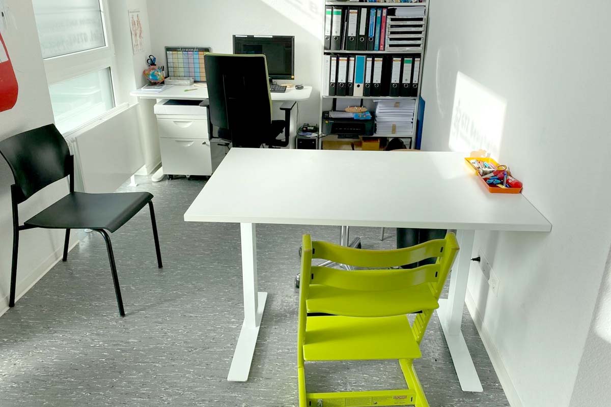 Blick in unsere Praxis für Ergotherapie im ZAR GTZ Besigheim