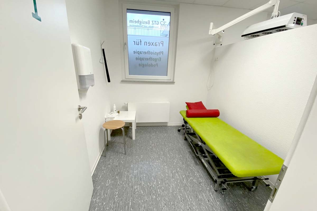 Behandlungsraum im ZAR GTZ Besigheim - Gesundheits- & Therapiezentrum