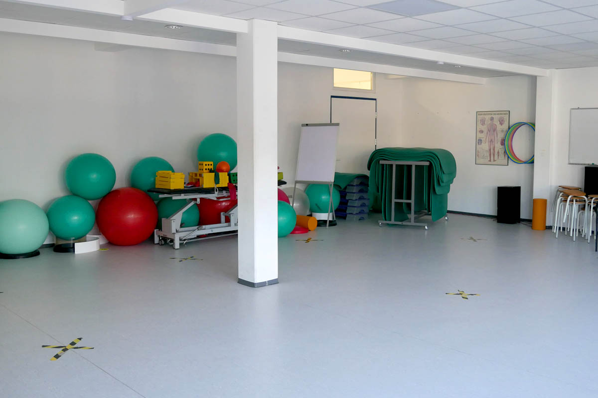 Gruppenraum im ZAR Ottobrunn - für alle Sporttherapien in der Gruppe