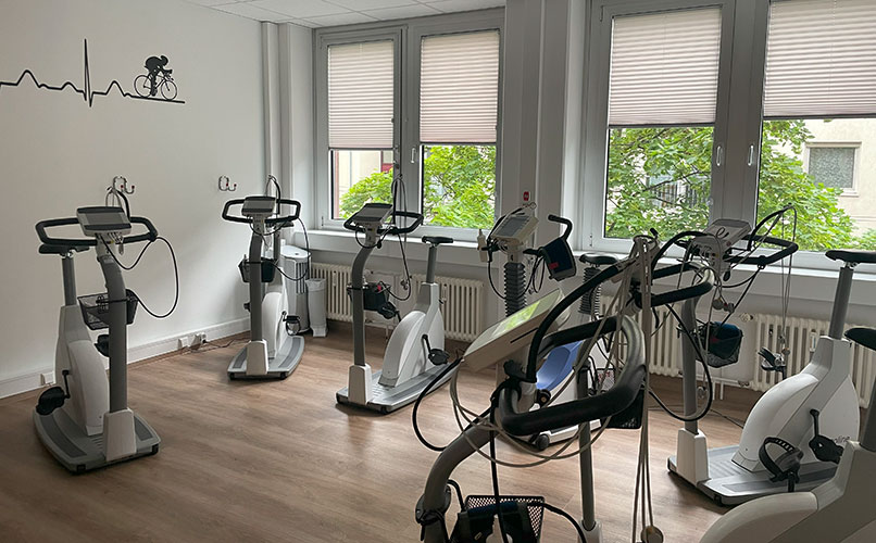 Ergometer im ZAR Stuttgart
