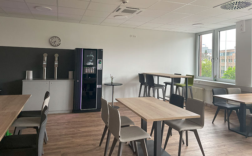 Mittagessensraum während ambulanter Reha im ZAR Stuttgart