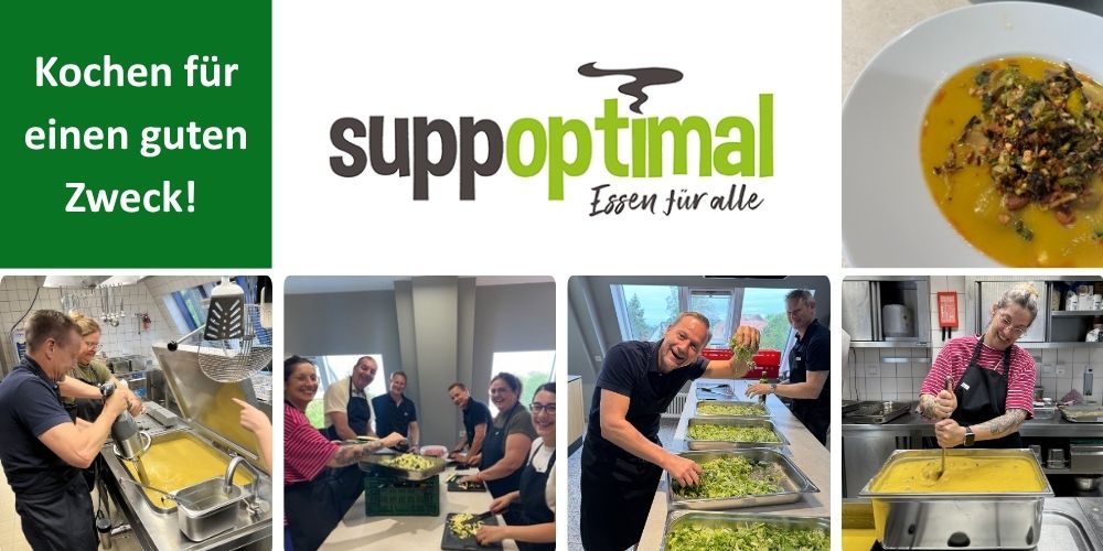 Das Team der Nanz medico kocht für einen guten Zweck: Supp_optimal - Essen für alle!