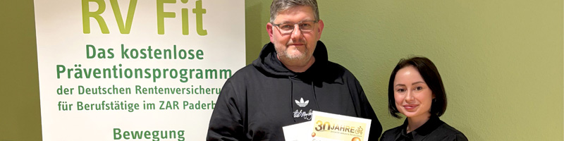 Wir freuen uns mit Tobias Mönks aus Paderborn, Januar-Gewinner | 30 Jahre ZAR