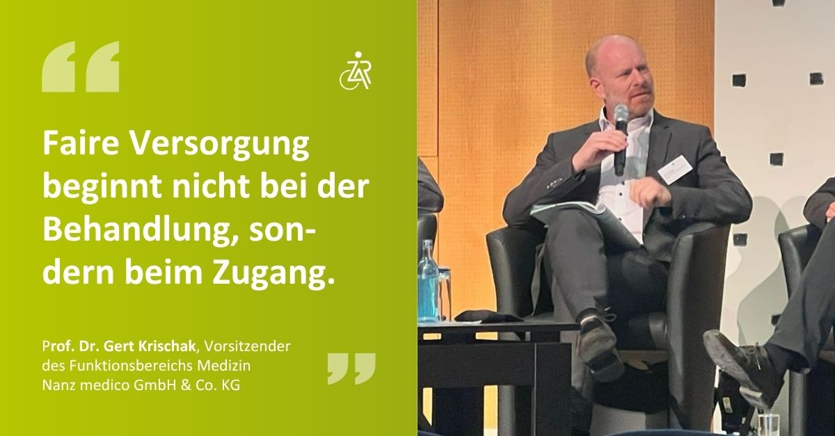 Prof. Dr. Gert Krischak im Gespräch zum 35. Reha-Kolloquium in Leipzig