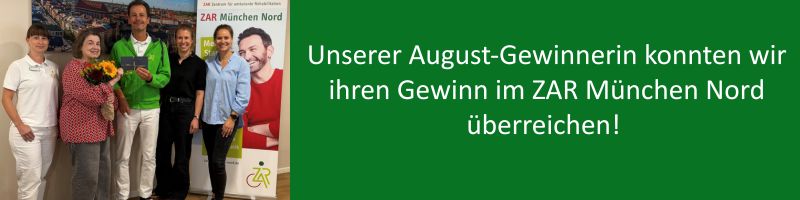 Gewinnübergabe im ZAR München Nord: Gewinnerin gewinnt einen Aufenthalt im Nells Park Hotel in Trier beim ZAR-Jubiläumsgewinnspiel 2026