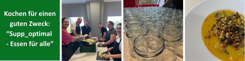Das Team der Nanz medico kocht für einen guten Zweck: Supp_optimal - Essen für alle!